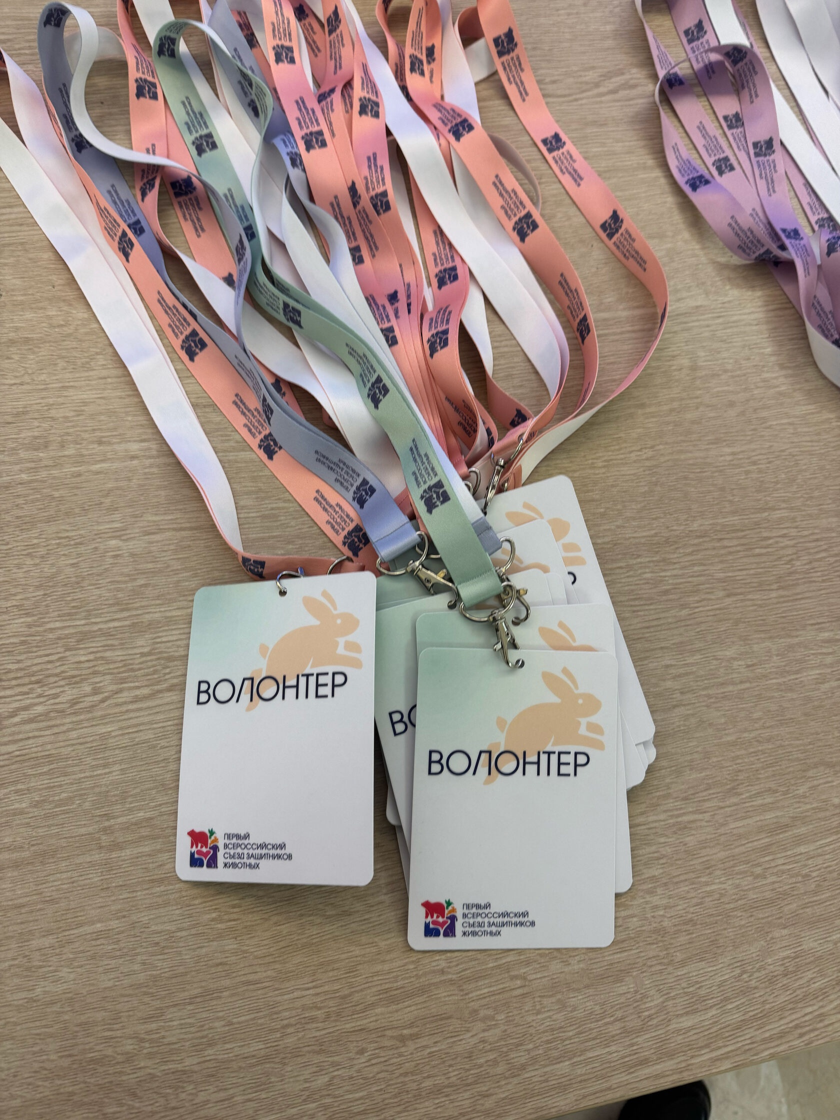 Congress of Animal Advocates attendee badges