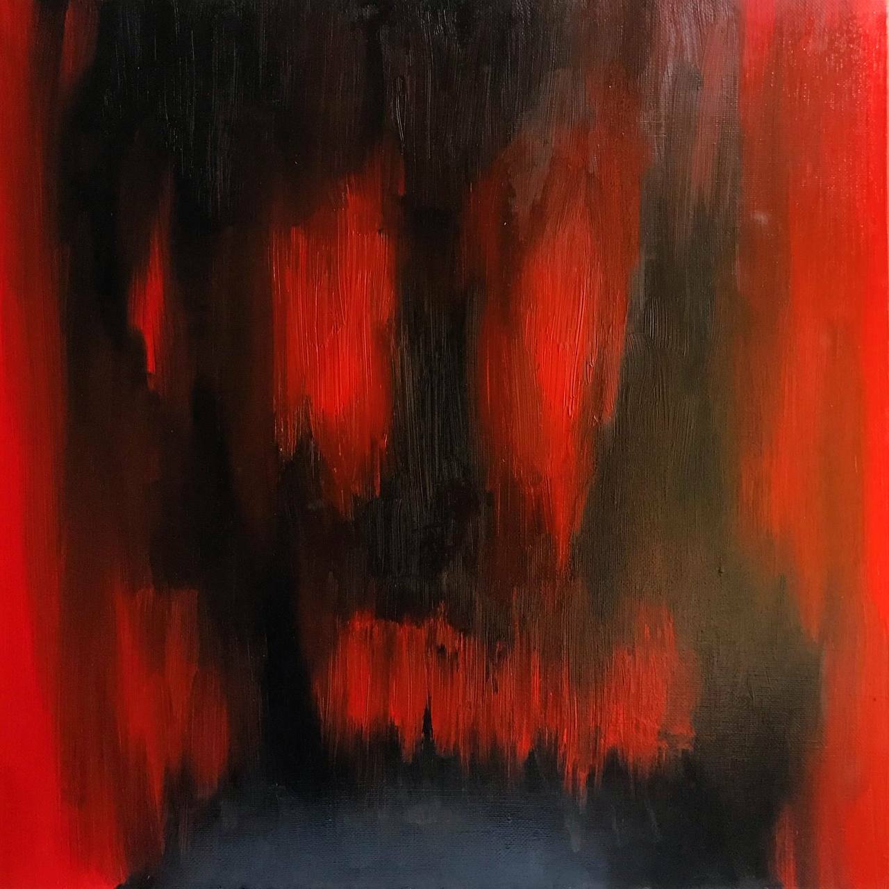 Hatred — oil/canvas 60×60 cm