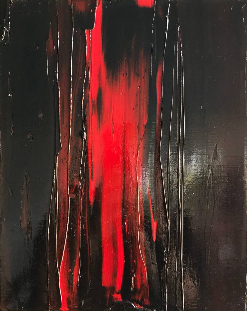 Pain — oil/canvas 30×25 cm