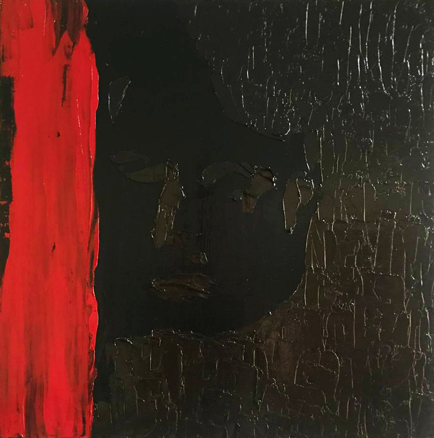 Portrait of Ekaterina Kulik — oil/canvas 50×50 cm