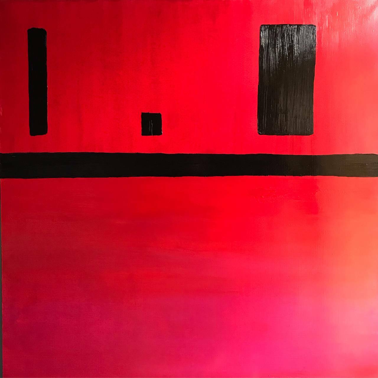 Distance — oil/canvas 100×100 cm