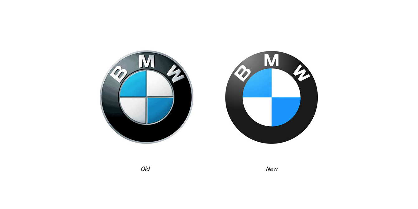 Редизайн логотипа BMW — скриншот процесса
