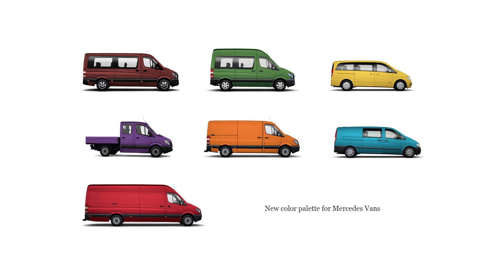Mercedes-Benz Vans Evolution — расширенная цветовая линейка
