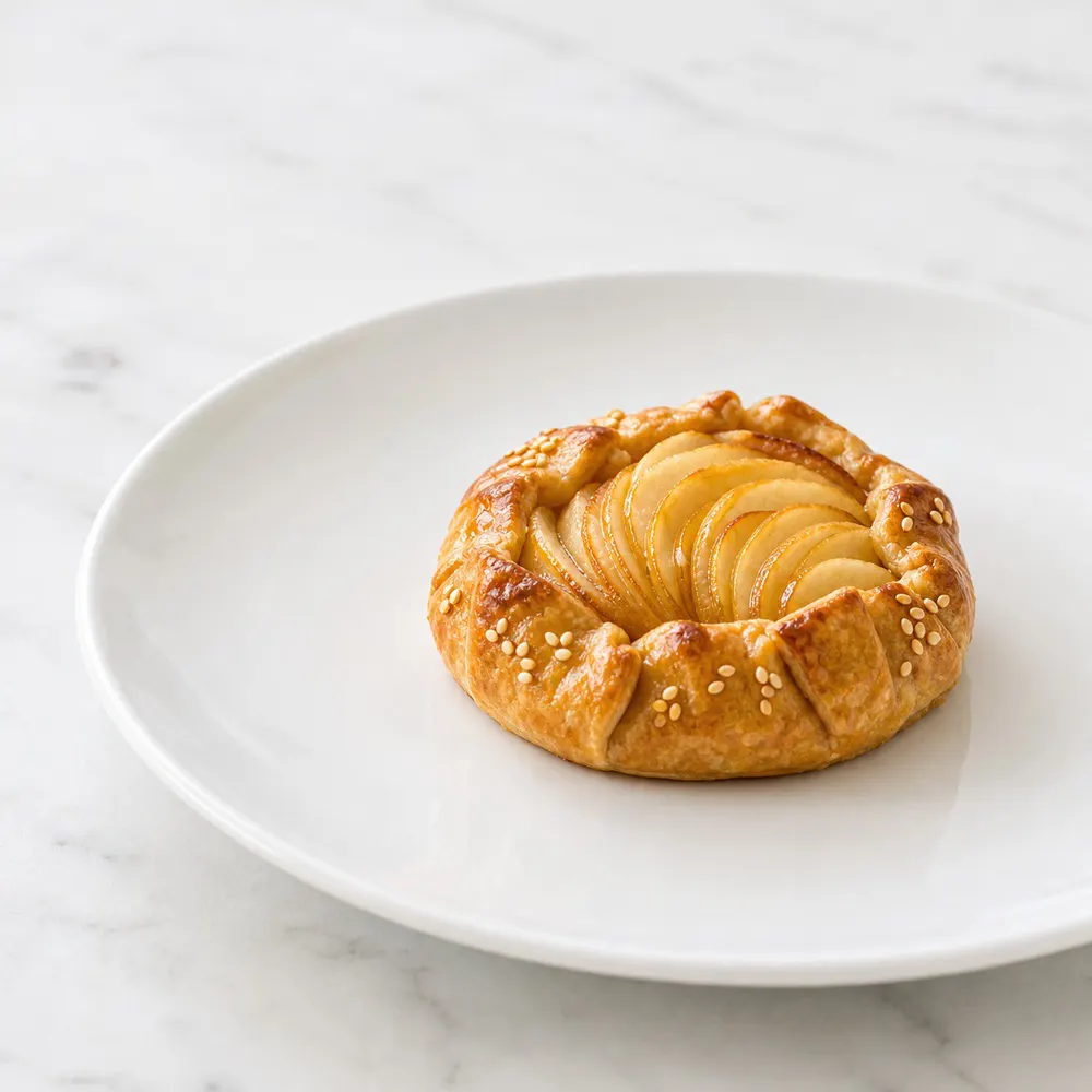 Мини-пироги с яблоками (полбяная мука)